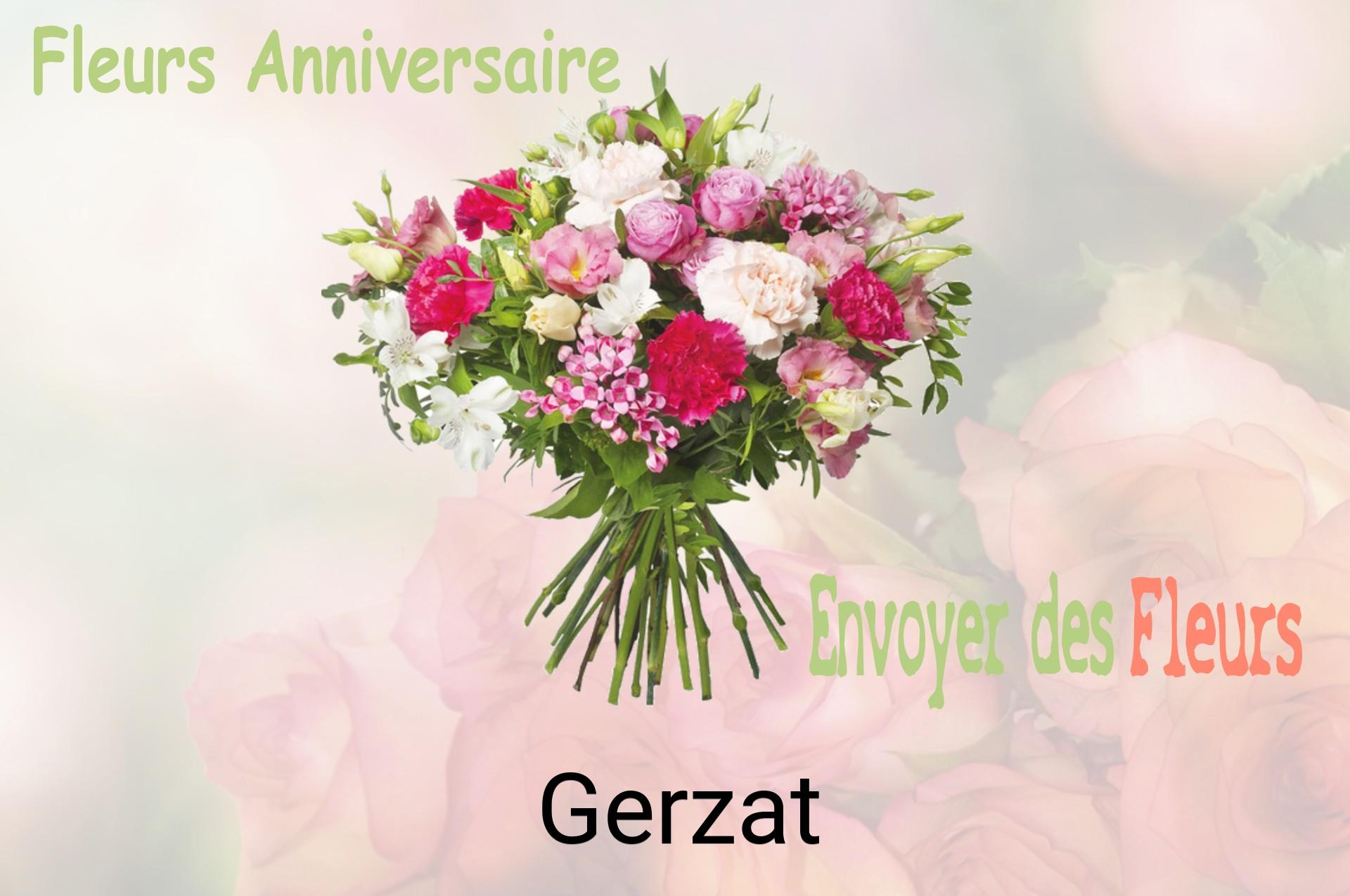 Bouquet de fleurs d’anniversaire livré à Gerzat